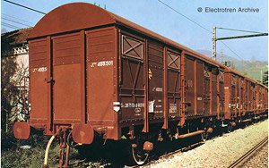 RENFE, 2-unit pack, ORE Wagons, brown, Period IV (2-Car Set) (Model Train)