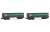 STLB, 2-unit 4-axle open wagons Eaos, grey/green/red, loaded with scrap Period V-VI (2両セット) (鉄道模型) 商品画像1