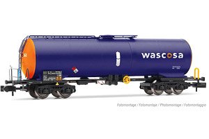 Wascosa 4-axle tank Wagon, blue/orange livery, Period VI (Model Train)