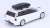 三菱 ランサー エボリューション IX ワゴン ホワイトパール ルーフボックス、交換用ホイールセット付 (ミニカー) 商品画像2