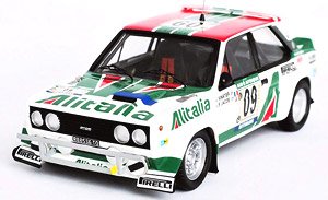 Fiat 131 Abarth 1978 Bandama Rally #09 Jean Vinatier / Jean-Francois Jacob (Diecast Car)