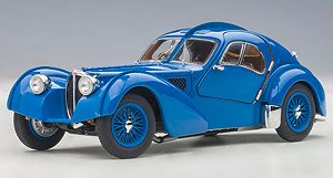 Bugatti Type 57SC Atlantic 1938 (Blue / Wire Spoke Wheel) (Diecast Car)