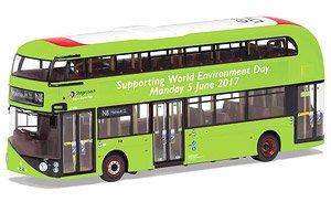 (OO) ニュー ルートマスター ステージコーチ ロンドン Hainault: The Lowe `World Environment Day` (鉄道模型)
