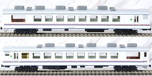 1/80(HO) J.N.R. `Yasuragi` Japanese Style Salon Coache Series 12 Tatami, Additional Tow Car Set Ready to Run, Painted Add-On 2-Car Set) (Pre-colored Completed) (Model Train)