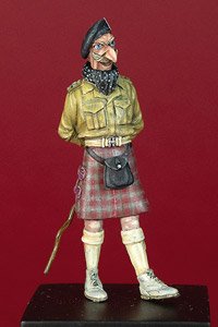 英軍将校 No.3：`ずっと前から、 スコットランド人になりたかったんだ` (54mmサイズ) (プラモデル)