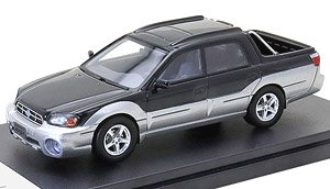 Subaru Baja Sport (2003) Black Granite Pearl / Silver Stone Metallic (Diecast Car)