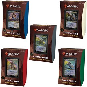 MTG Strixhaven: School of Mages Commander Deck (English Ver.) (Set of 5) (Trading Cards)