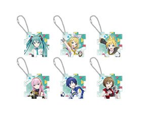 [Project Sekai: Colorful Stage feat. Hatsune Miku] Acrylic Puzzle Key Ring Virtual Singer (Set of 6) (Anime Toy)