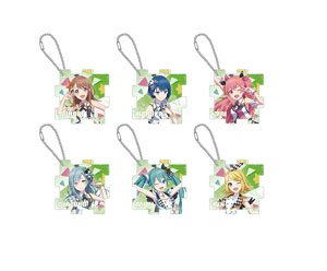 [Project Sekai: Colorful Stage feat. Hatsune Miku] Acrylic Puzzle Key Ring More More Jump! (Set of 6) (Anime Toy)