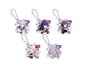 [Project Sekai: Colorful Stage feat. Hatsune Miku] Acrylic Puzzle Key Ring 25 o`clock at Night Code. (Set of 5) (Anime Toy)