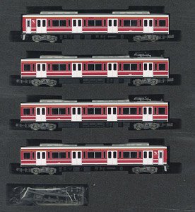 小田急 1000形 (赤) 4両編成セット (動力付き) (4両セット) (塗装済み完成品) (鉄道模型)