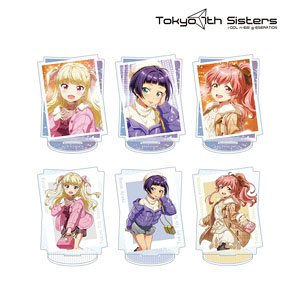 Tokyo 7th シスターズ 描き下ろしイラスト 冬のデート服Ver. トレーディングアクリルスタンド (6個セット) (キャラクターグッズ)