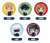 Jujutsu Kaisen Nendoroid Plus Collectible Pocket Mirrors (Set of 5) (Anime Toy) Item picture1