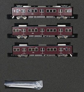 Hankyu Series 6000 (Old Color, Imazu Line (Imazu Minami Line), Koyo Line) Three Car Formation Set (w/Motor) (3-Car Set) (Pre-colored Completed) (Model Train)