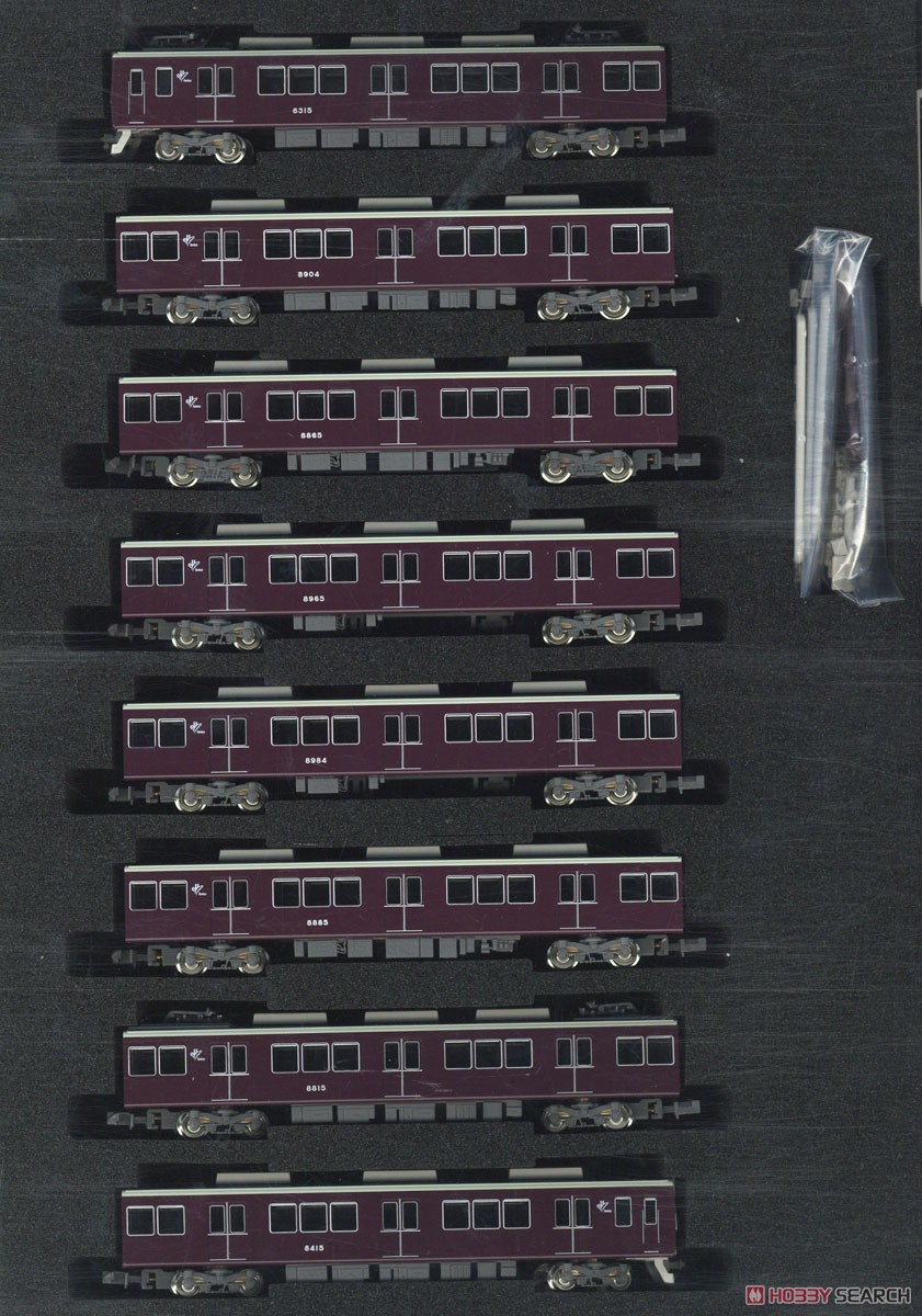 阪急 8300系 (京都線・3次車・8315編成) 8両編成セット (動力付き) (8両セット) (塗装済み完成品) (鉄道模型) 商品画像1