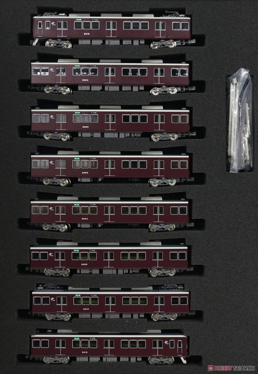 阪急 8300系 (京都線・3次車・8315編成) 8両編成セット (動力付き) (8両セット) (塗装済み完成品) (鉄道模型) 商品画像12