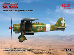 WWII Italian Fighter Bomber Cr.42AS (Plastic model)