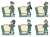 Nintama Rantaro Kihachiro Ayabe Acrylic Memo Stand (Anime Toy) Other picture5