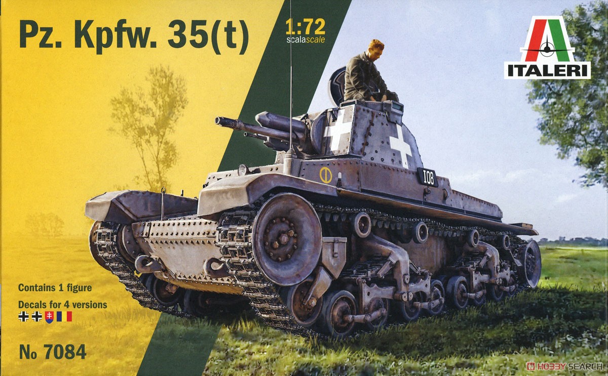 WW.II ドイツ軍軽戦車 Pz.Kpfw.35(t) (プラモデル) パッケージ2