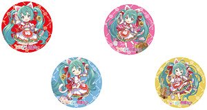 [Hatsune Miku] x [Maneki-neko] Maneki-miku Trading Can Badge (Anime Toy)