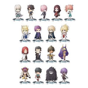 [Fate/Grand Order - Divine Realm of the Round Table: Camelot] Trading Mini Acrylic Stand (Set of 17) (Anime Toy)