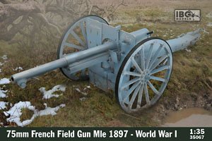 仏・75mmシュナイダーM.1897野砲・第一次大戦型 (プラモデル)
