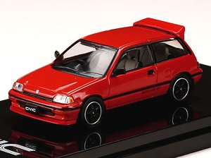 Honda Civic Si (AT) 1984 Custom Version (Wonder Civic) Red (Diecast Car)