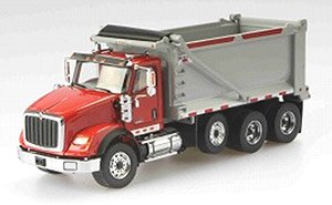 International HX620 SB OX Stampede Dump Truck Red (Diecast Car)