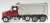 Peterbilt 567 SF OX Stampede Dump Truck metallic Red Cab (Diecast Car) Item picture3