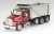 Peterbilt 567 SF OX Stampede Dump Truck metallic Red Cab (Diecast Car) Item picture1