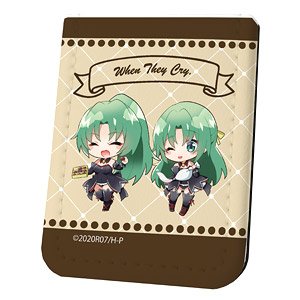 Leather Sticky Notes Book [Higurashi When They Cry] 03 Mion Sonozaki & Shion Sonozaki (Mini Chara) (Anime Toy)