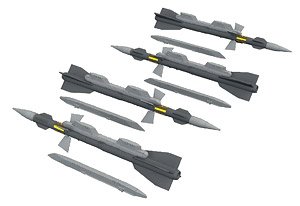 R-27ER/AA-10 アラモC 空対空ミサイル (4個入) (プラモデル)