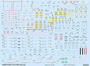 Su-27UB Stencils (Decal)