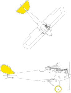 Masking Sheet for Pfalz D.IIIa Weekend (for Eduard) (Plastic model)
