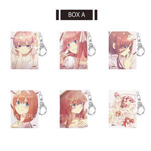 『五等分の花嫁』 ミニチュアキャンバスキーホルダー 01 第1弾 (6個セット) (キャラクターグッズ)