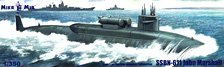 SSBN-611 John Marshall Nuclear Submarine (Plastic model)