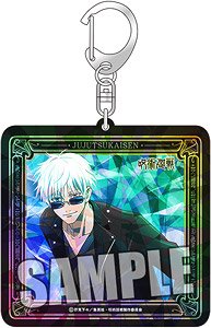 Jujutsu Kaisen Hologram Acrylic Key Ring [Satoru Gojo] Outing Ver. (Anime Toy)