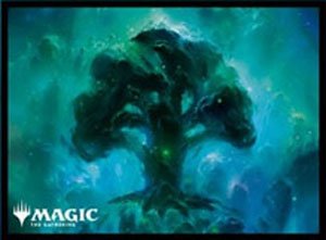 Magic: The Gathering Players Card Sleeve Nyx Lands [Forest] (MTGS-155) (Card Sleeve)