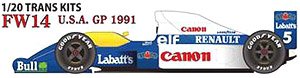 FW14 U.S.A. GP 1991 Trans Kit (レジン・メタルキット)