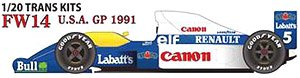 FW14 U.S.A. GP 1991 Trans Kit (Metal/Resin kit)