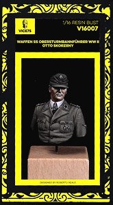 WW.II 武装親衛隊 オットー・ スコルツェニー 中佐 (胸像) (プラモデル)