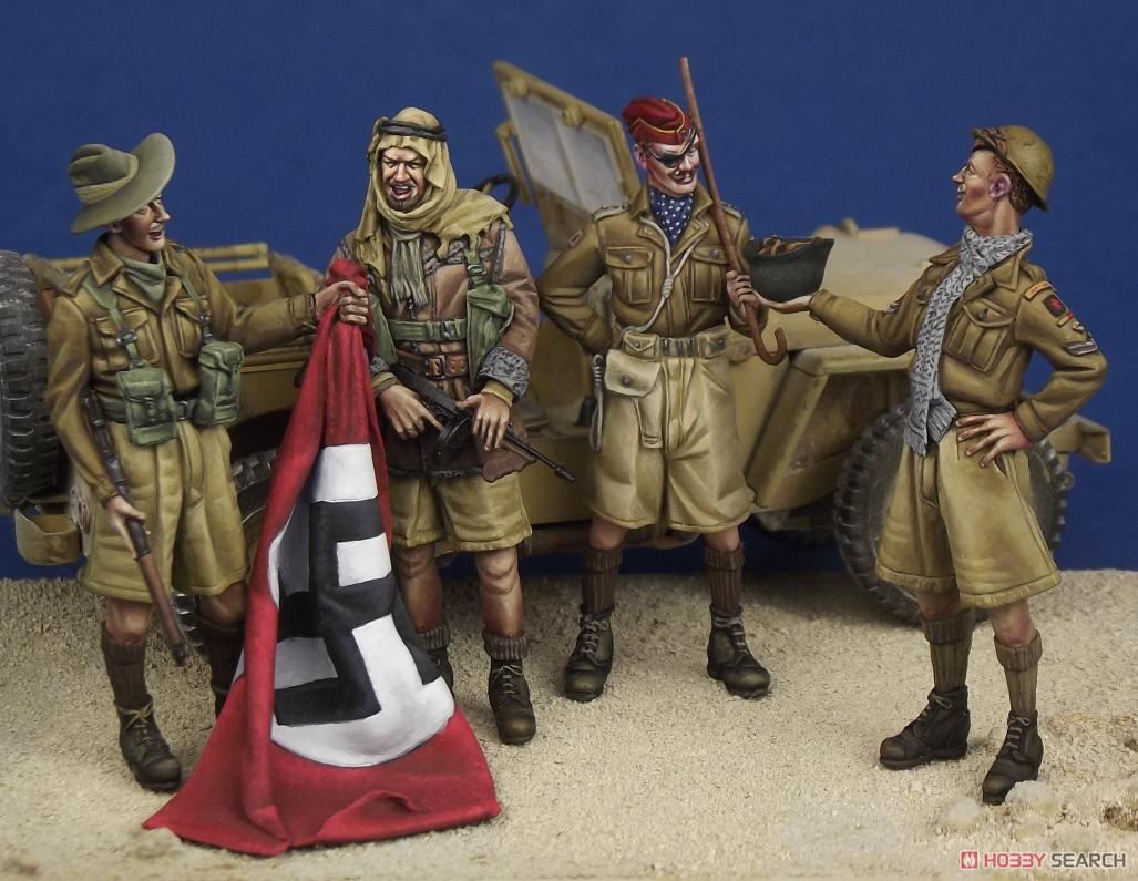 WW.II イギリス連邦軍 「戦利品」 4体入りセット (プラモデル) その他の画像1