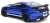 2020 フォード マスタング シェルビー GT500 グロッシーブルー/ホワイトライン (ミニカー) 商品画像2