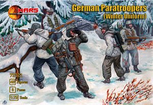 German Paratroopers WWII (Winter Uniform) (40 Figures / 8 Poses) (Plastic model)