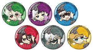 Dr. Stone: Stone Wars Hyokotto Trading Can Badge (Set of 6) (Anime Toy)