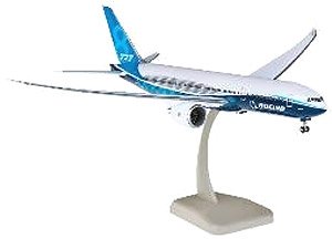 B777-8 Boeing House Color w/Landing Gear, Stand (Pre-built Aircraft)