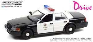 Hollywood Series 14 - 2001 Ford Crown Victoria Police Interceptor - Los Angeles Police Department (LAPD) (Diecast Car)