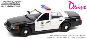 Hollywood Series 14 - 2001 Ford Crown Victoria Police Interceptor - LAPD (ミニカー)