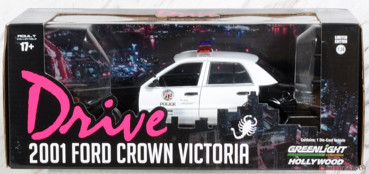 Hollywood Series 14 - 2001 Ford Crown Victoria Police Interceptor - Los Angeles Police Department (LAPD) (Diecast Car) Package1