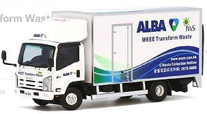 ISUZU Nシリーズ ALBA IWS リサイクル廃棄物 回収トラック 【香港仕様】 (ミニカー)